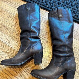 Frye Jackie Button Tall Boot, Women's Size 9